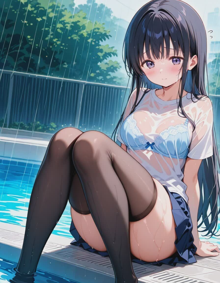 えっちなニーソちゃんと、ひみつの夏休み。 - サンプル画像 2