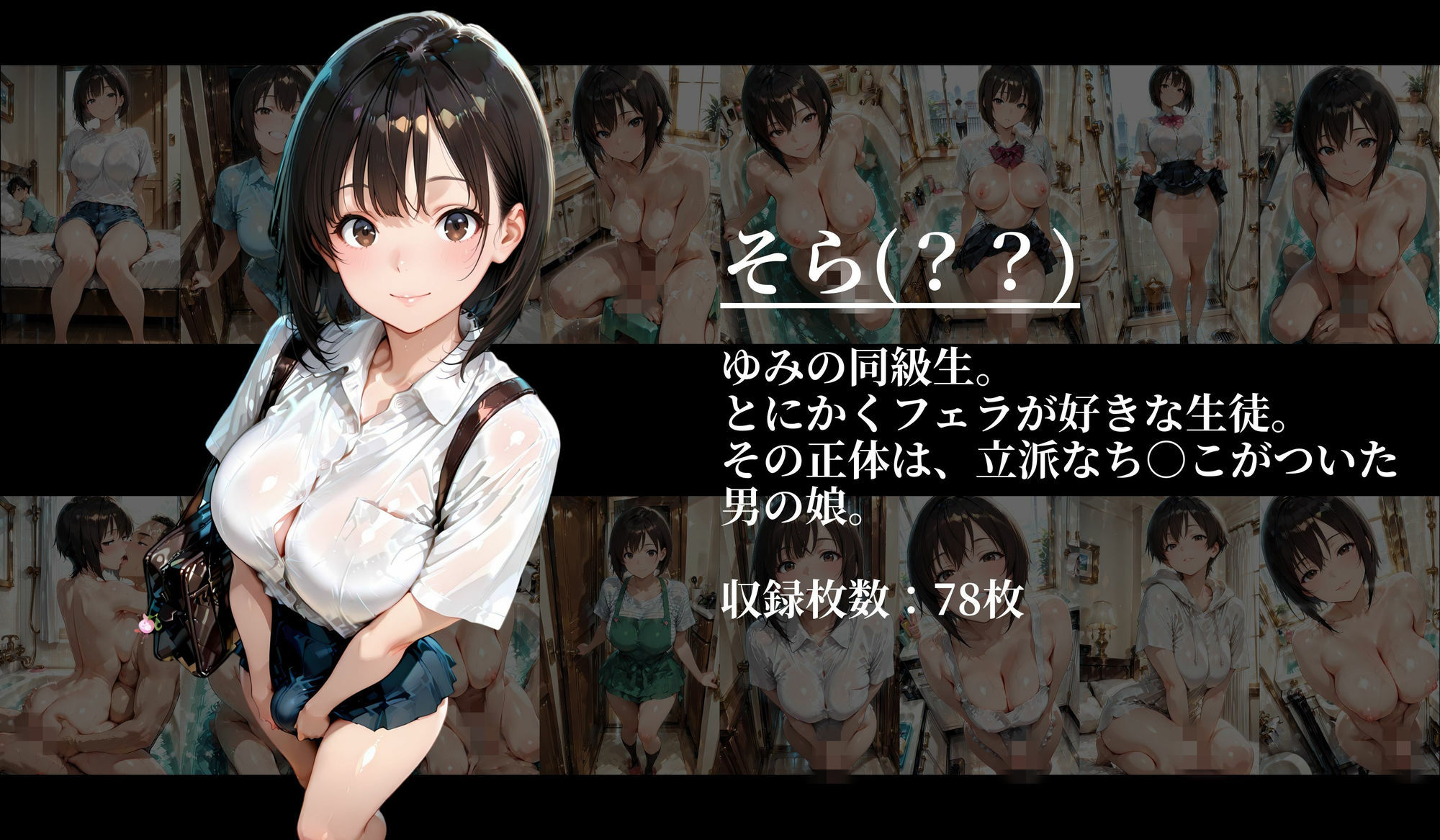 ［500枚の長編］［4K縦長高画質］都立○○学園の裏事情 - サンプル画像 5