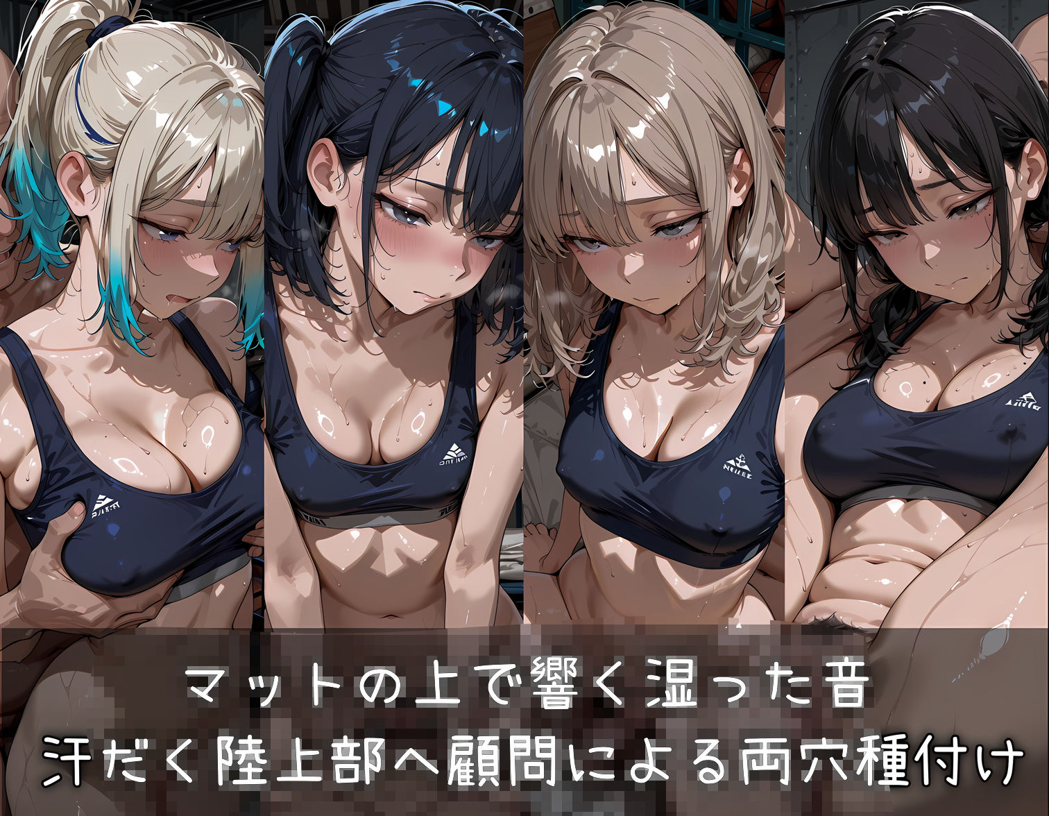 顧問に抱かれる陸上部 - サンプル画像 1