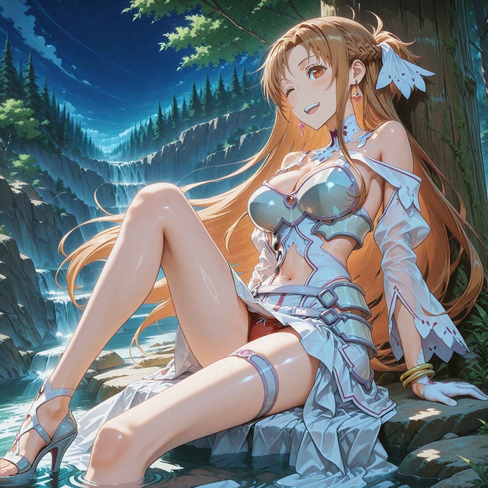 ヒロインの王道ア〇ナの綺麗なお顔からは想像できないだらしないアヘ顔がエロいですね_セックス玩具編 - サンプル画像 3