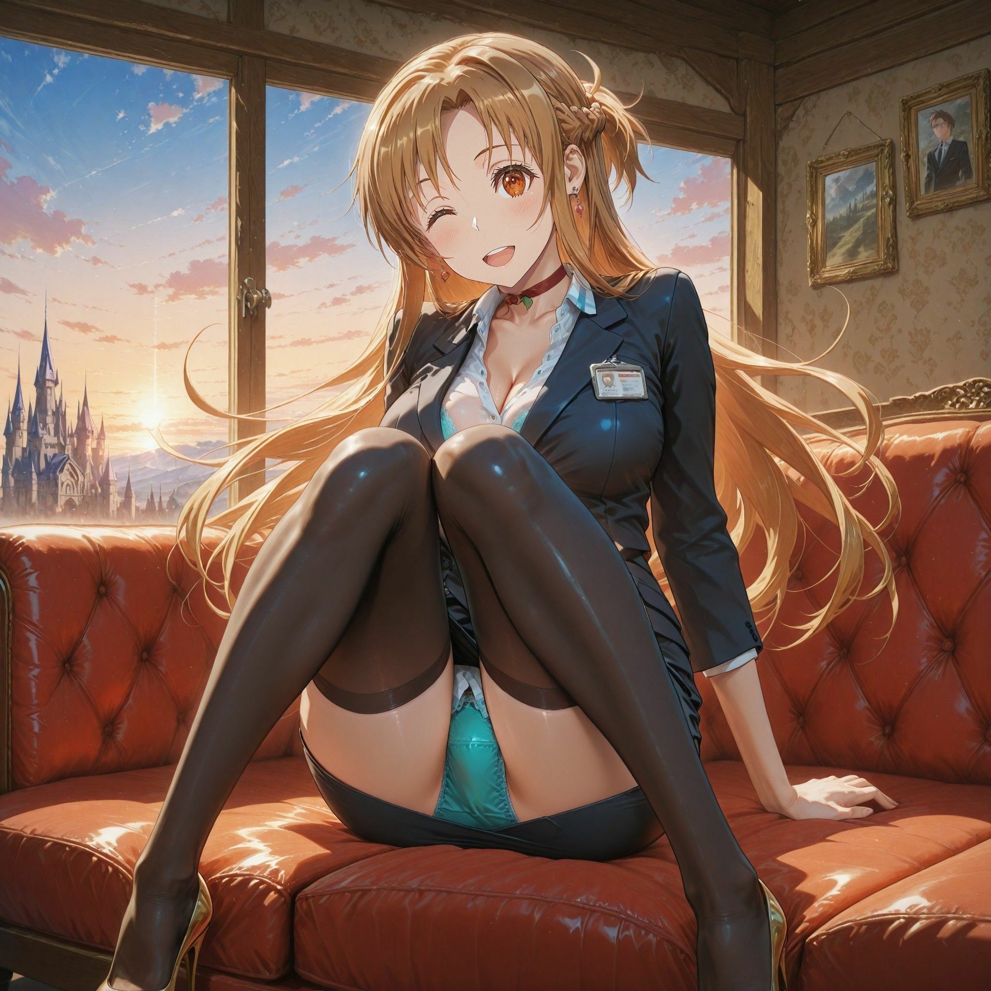 ヒロインの王道ア〇ナの綺麗なお顔からは想像できないだらしないアヘ顔がエロいですね_セックス玩具編 - サンプル画像 5