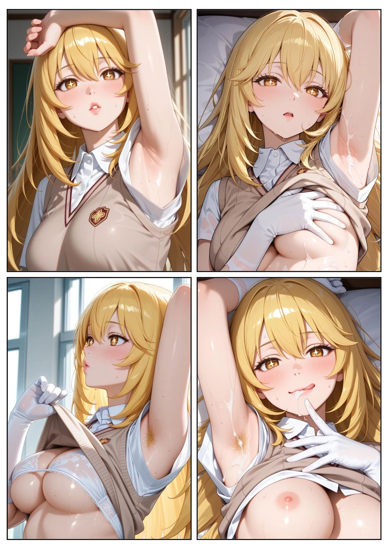 とある操祈の腋画集 - サンプル画像 1