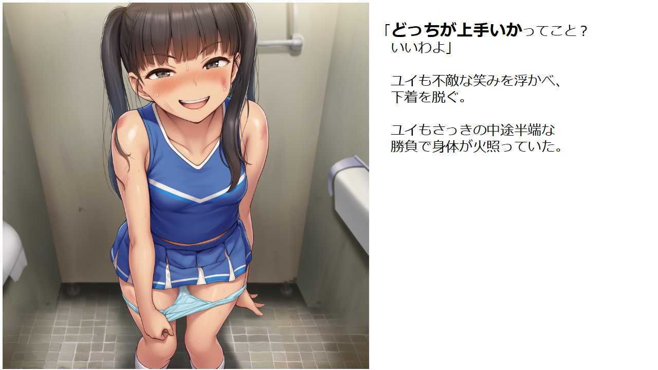 ライバル校のチアガール二人が出会ってバトルになった件 - サンプル画像 7