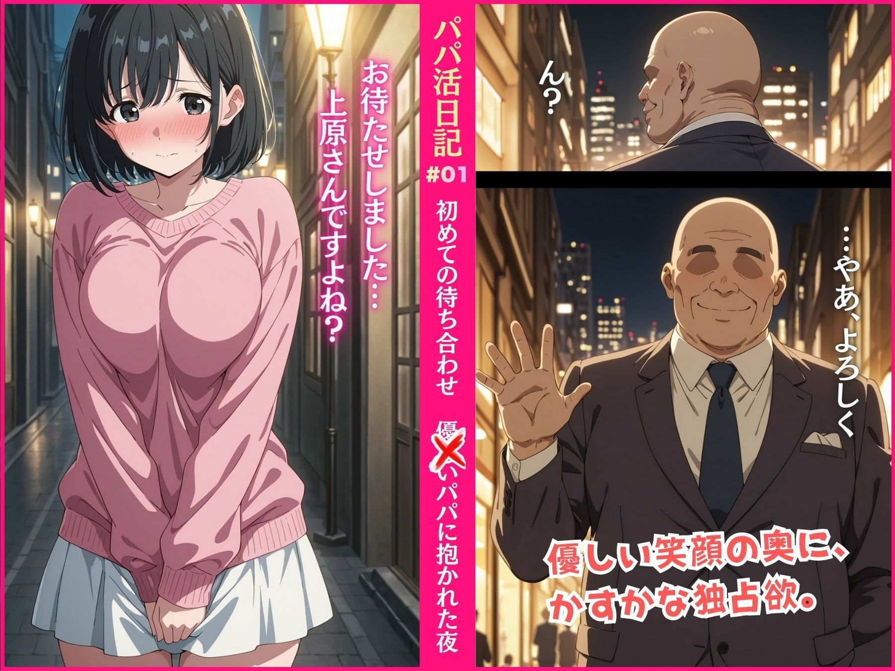 パパ活日記 ＃01 …聞いてないんですけど？ - サンプル画像 3