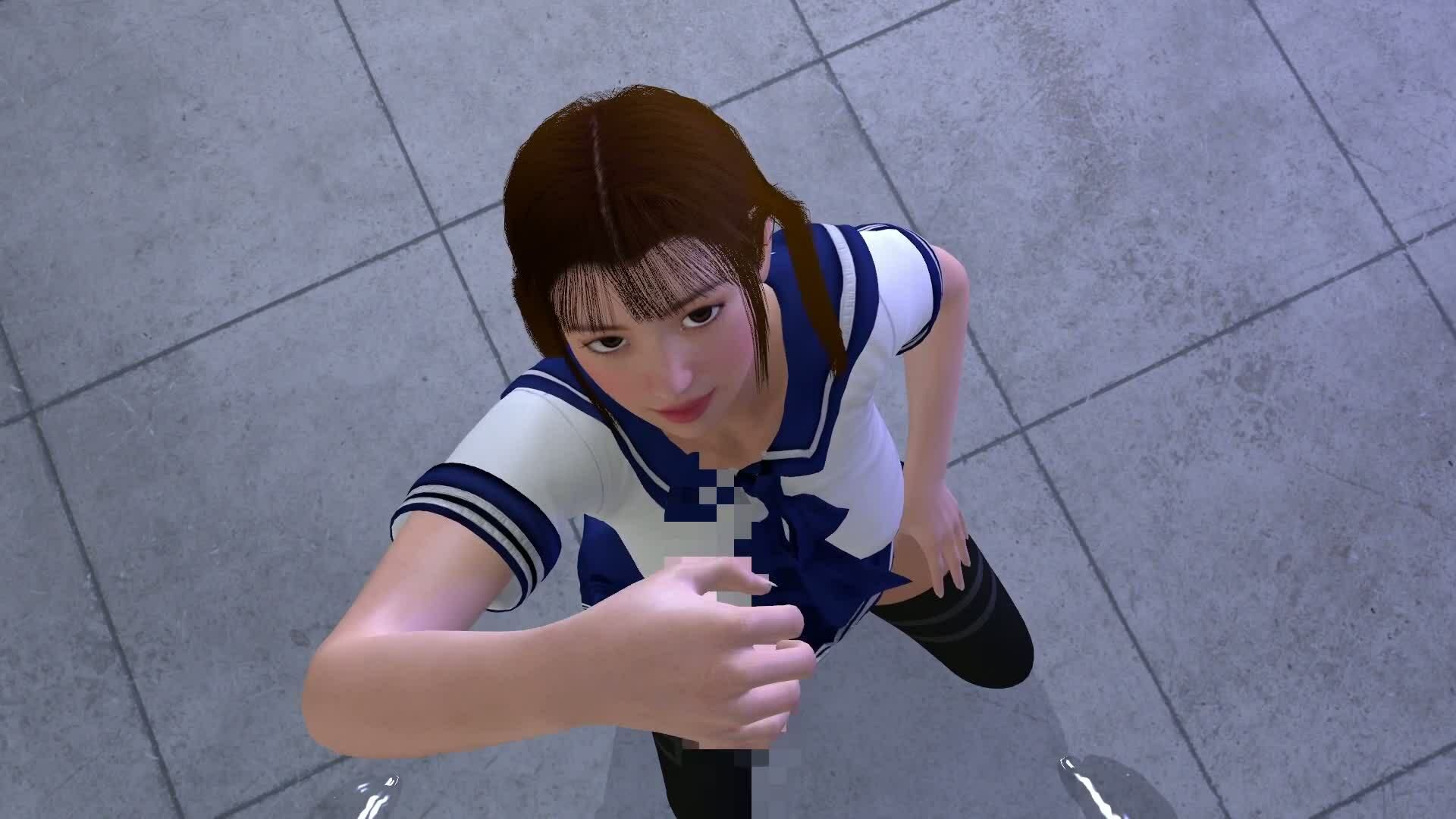 【ROMV371】ロリ巨乳JKレ●プ透明人間コンビニフルセックス「誰もいなのにレ●プされてる！？」 - サンプル画像 9