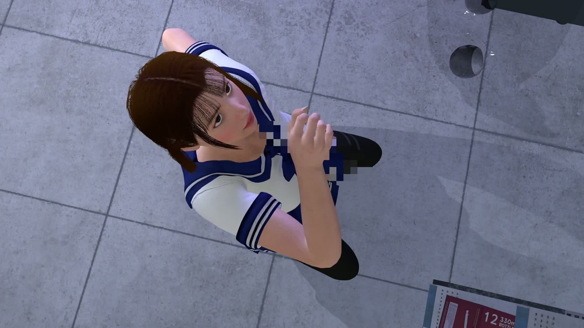 【ROMC371】ロリ巨乳JKレ●プ透明人間コンビニフルセックス「誰もいなのにレ●プされてる！？」 - サンプル画像 6