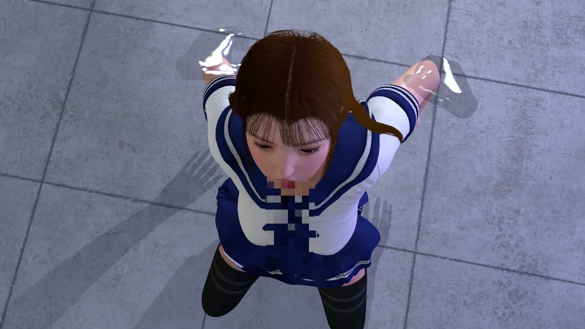 【ROMC371】ロリ巨乳JKレ●プ透明人間コンビニフルセックス「誰もいなのにレ●プされてる！？」 - サンプル画像 7