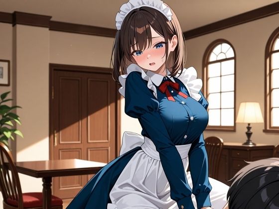 メイドコスプレでクラスメイトにご奉仕させる - サンプル画像 1