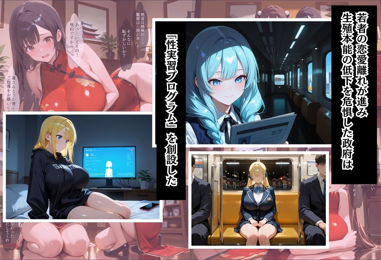 性実習プログラムーセックスが義務教育になった話〜純愛チャイナドレス編〜 - サンプル画像 1