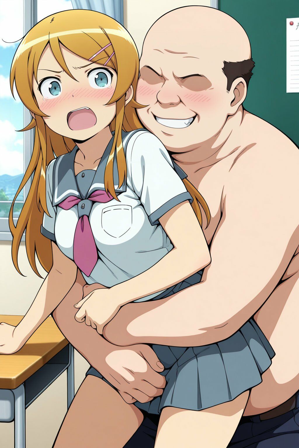 高坂●乃 キモおじにより強●性指導 - サンプル画像 2