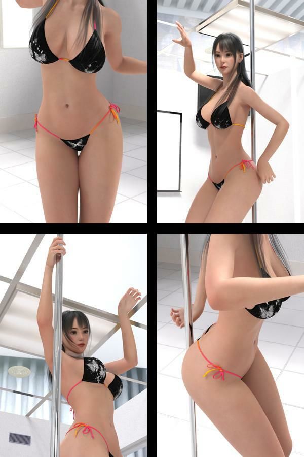 【chrl100】二階堂沙耶のポールダンス写真集-ON THE POLE-06c - サンプル画像 1