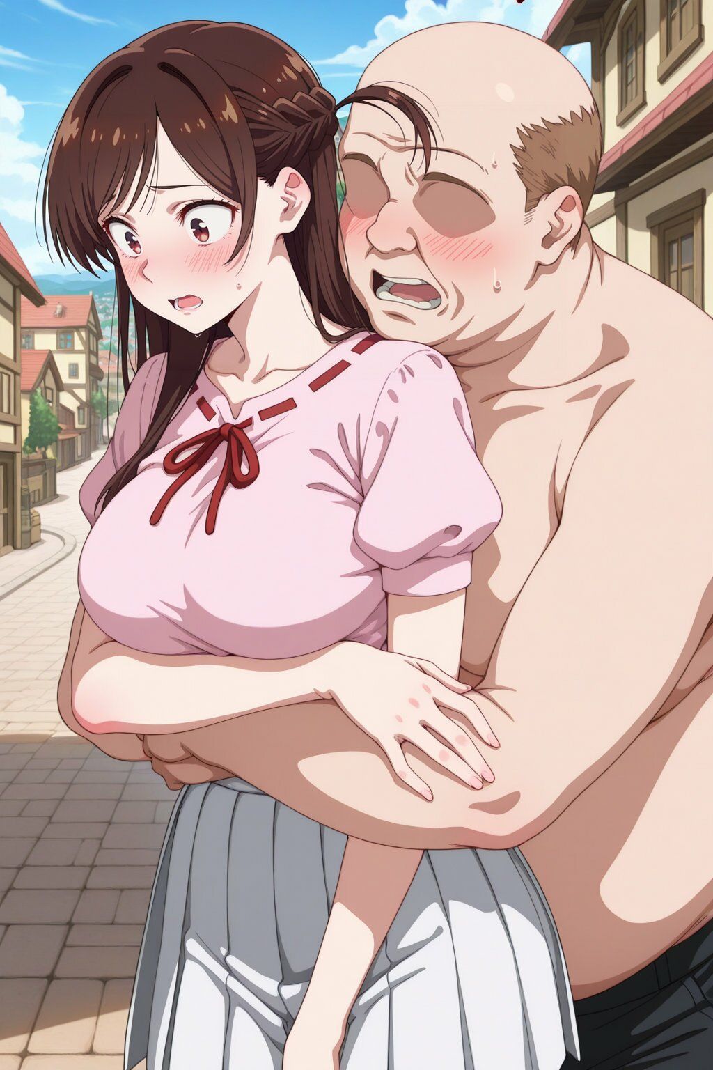 水原●鶴 キモおじにより強●性接待 - サンプル画像 2