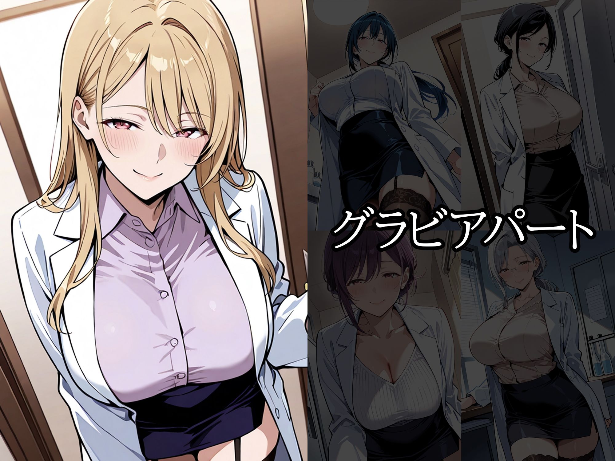 人妻女医  〜魅惑の白衣〜 - サンプル画像 2