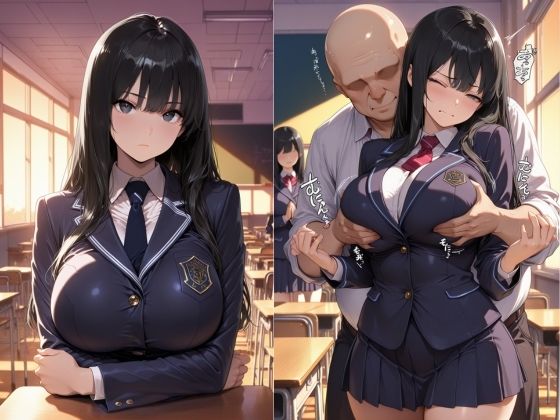 校長による女子校生の種付け性教育指導 - サンプル画像 1