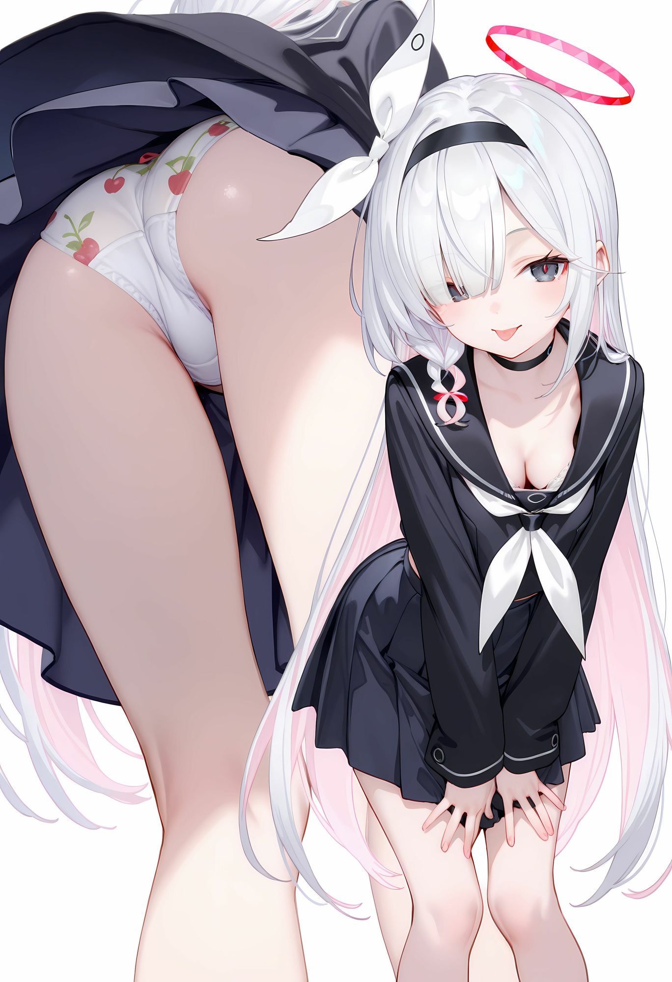 ブルアカCG集5-マルチアングル500枚（ノーマル・下着・メイド・着物・胸チラ） - サンプル画像 1