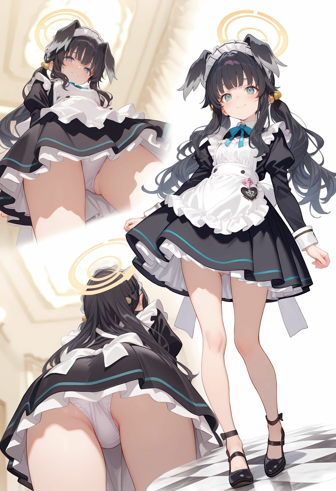 ブルアカCG集5-マルチアングル500枚（ノーマル・下着・メイド・着物・胸チラ） - サンプル画像 5