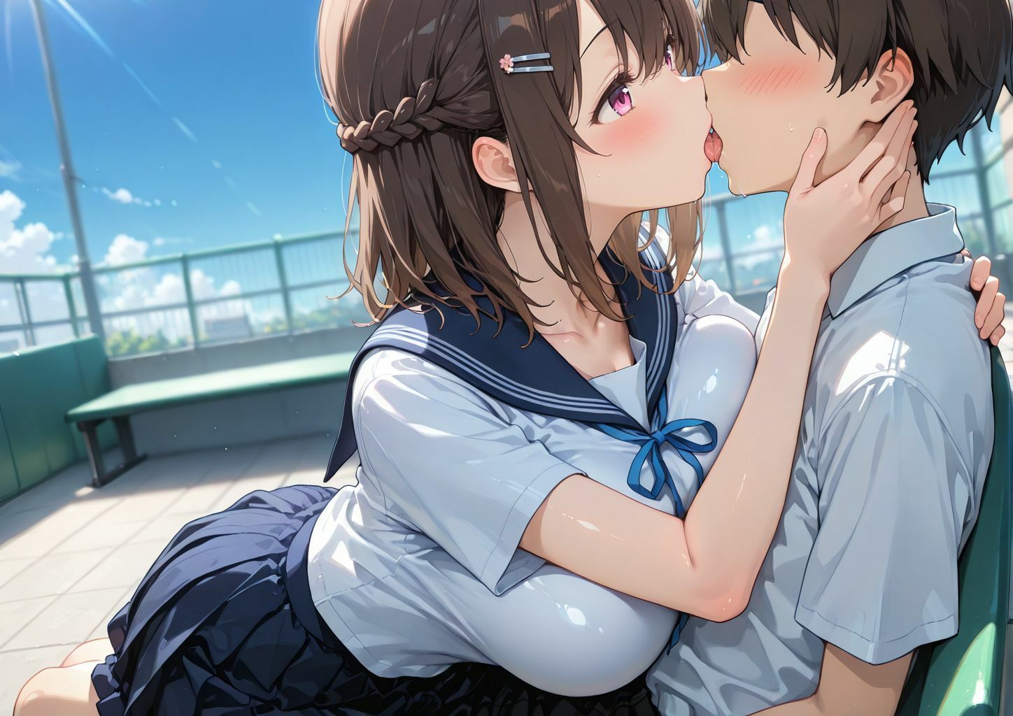 ぼくはお隣のお姉さんに恋をするPart2〜隣に住んでるおっぱいのおっきいおねえさんとアクメ三昧〜 - サンプル画像 2