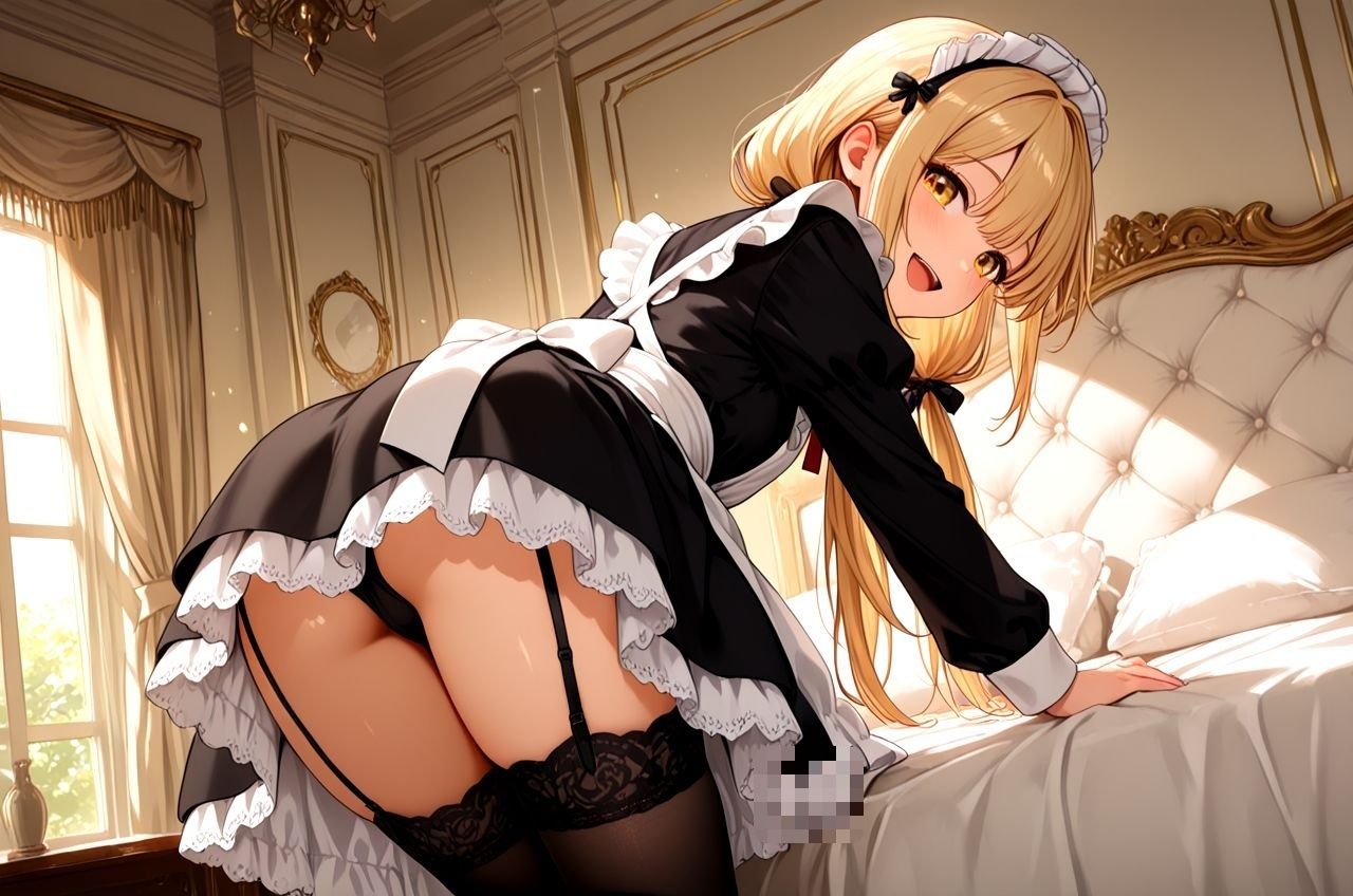 惚れられメイドのシャーリー  デキ婚狙いのご主人様に今日も孕ませる勢いで中だしえっちされちゃうお話 長袖メイド服編 - サンプル画像 1