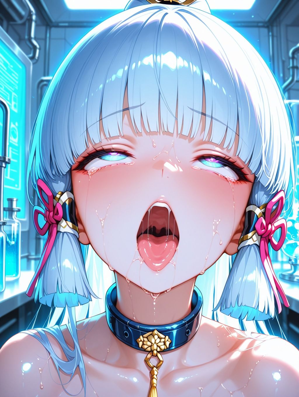 神○綾華が研究所で人体改造される（ふたなり・妊娠） - サンプル画像 3