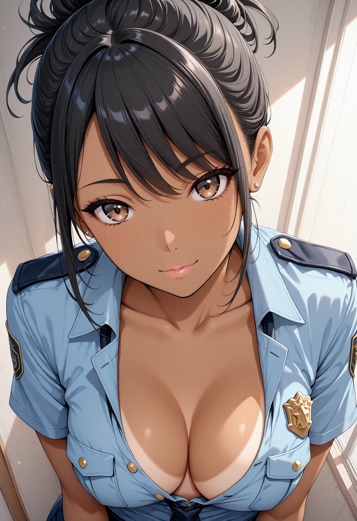 女警察官が特殊訓練を受けることになった  徳島恵子 - サンプル画像 1