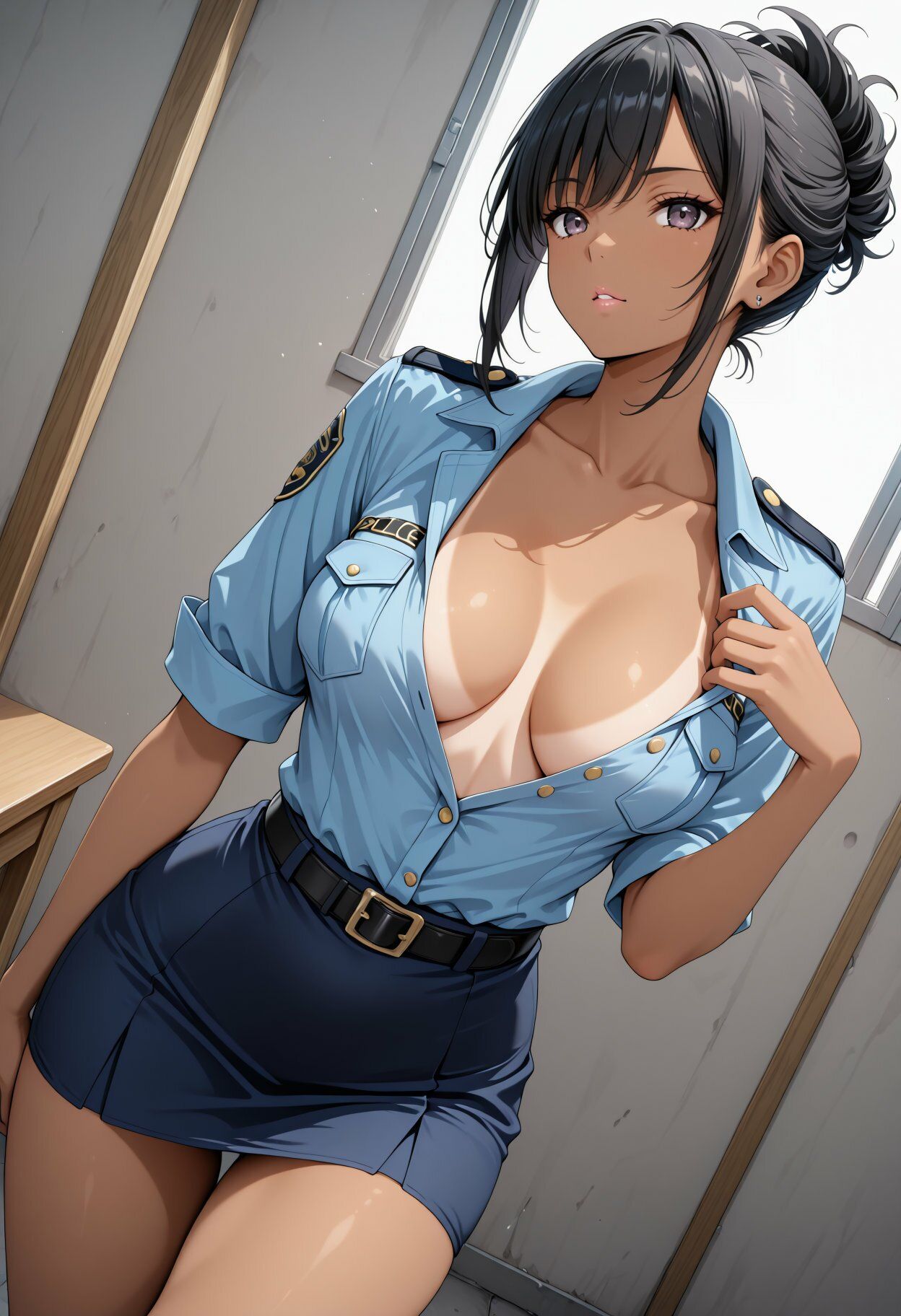 女警察官が特殊訓練を受けることになった  徳島恵子 - サンプル画像 2