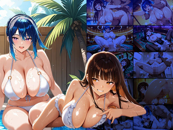 【4K/500枚】爆乳グラドルW指名！敏腕マネージャー特権で撮影の裏側は中出し種付けし放題 - サンプル画像 1