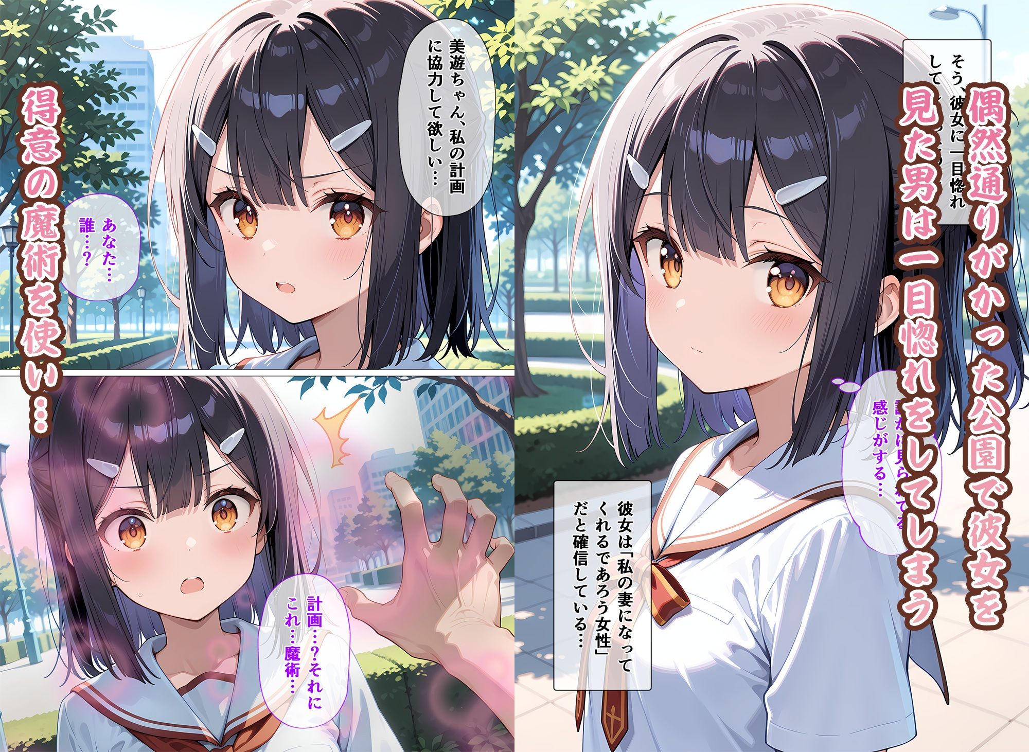 魔法少女母になる  〜美〇・エーデル〇ェルト〜 - サンプル画像 1