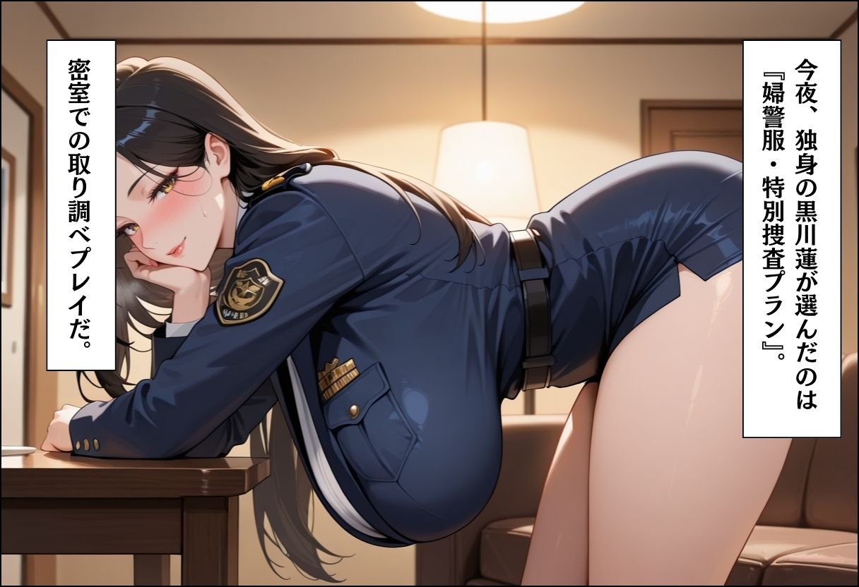 家事代行アプリで人妻をコスプレ奉仕させる話〜婦警コスプレ熟女を種付け捜査編〜 - サンプル画像 2