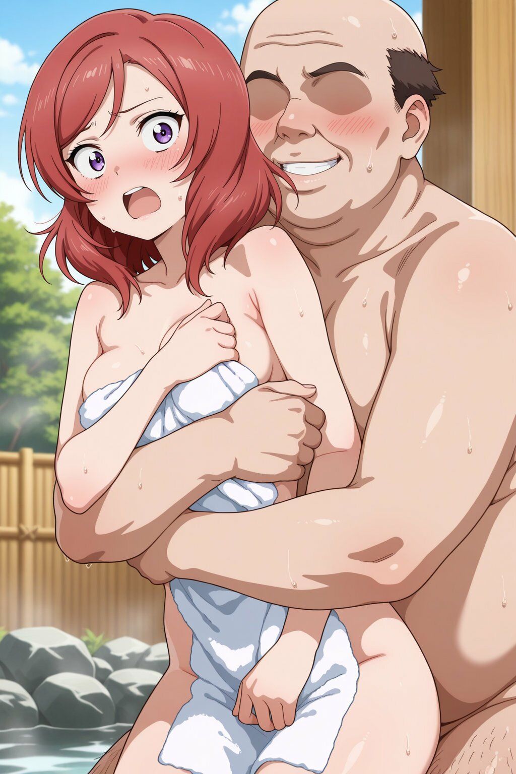 西ノ木●姫 キモおじにより強●性接待 - サンプル画像 3