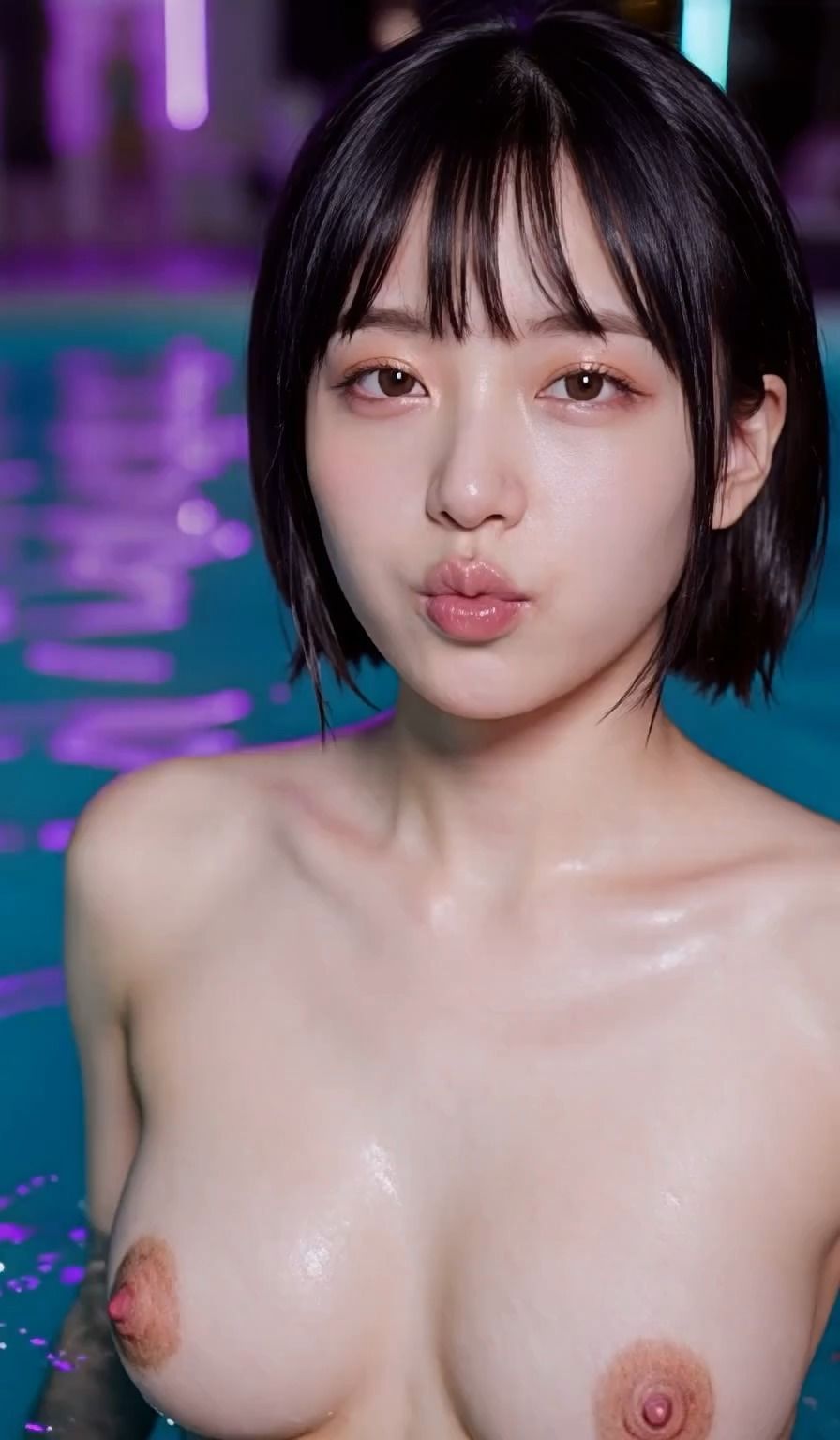 【動画】都心女子が集う秘密のナイトプール ヌーディスト会員 22名収録 - サンプル画像 3