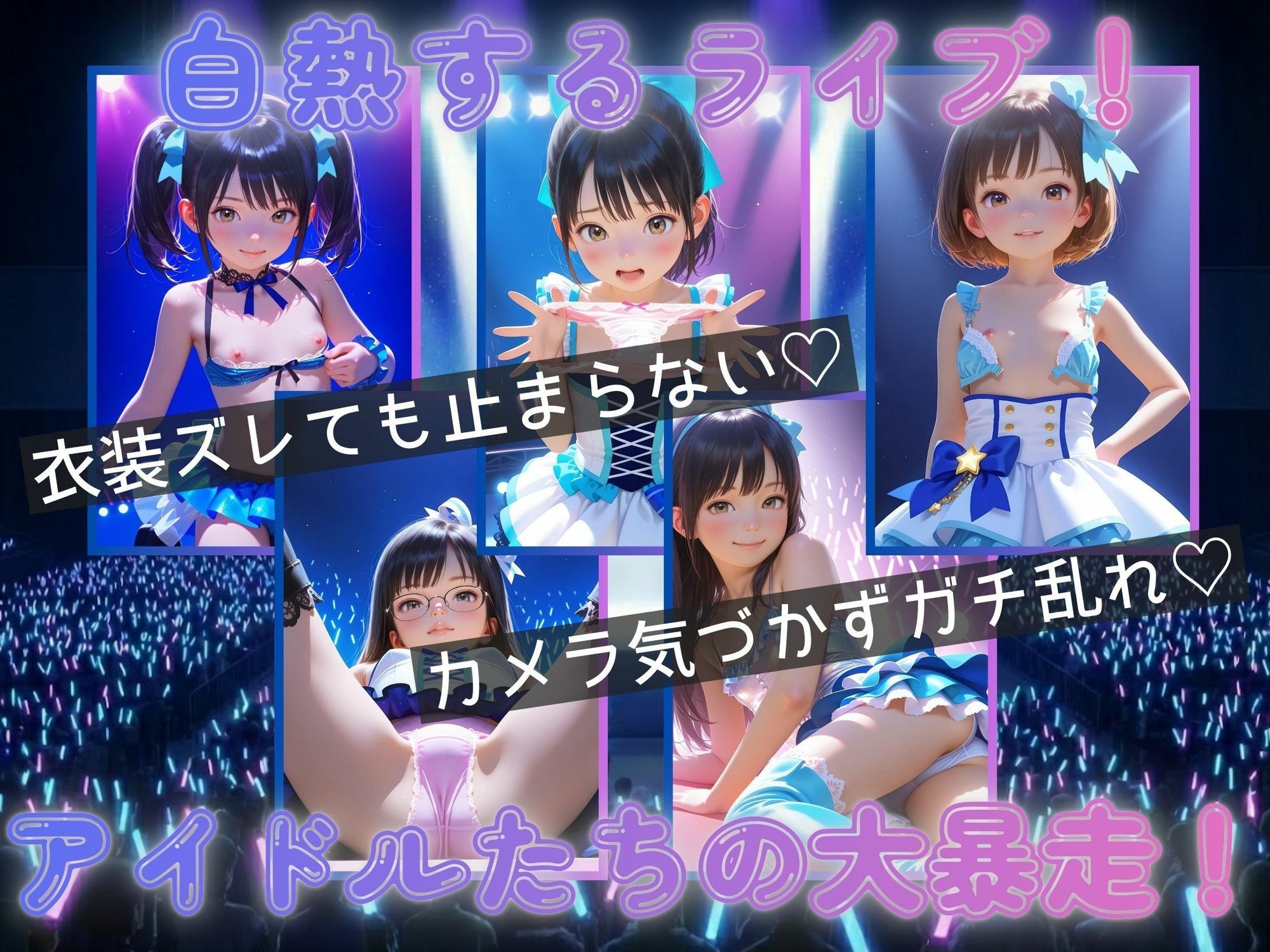 裏撮りIDOL vol.8 〜スポットライトの裏側、5人の真実〜 - サンプル画像 2