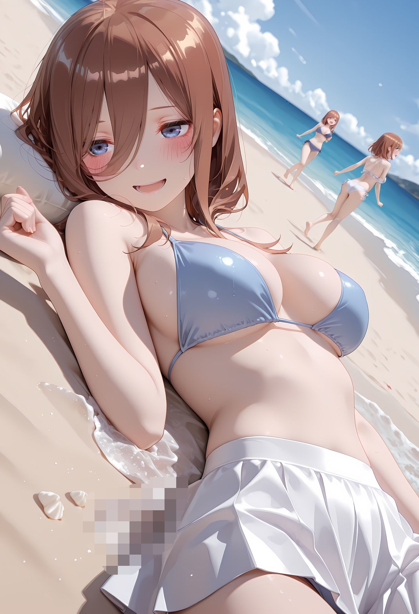 【ビキニ美少女 中野三〇編】4K版 青い空で催◯生ハメした話 五〇分の花嫁 - サンプル画像 1