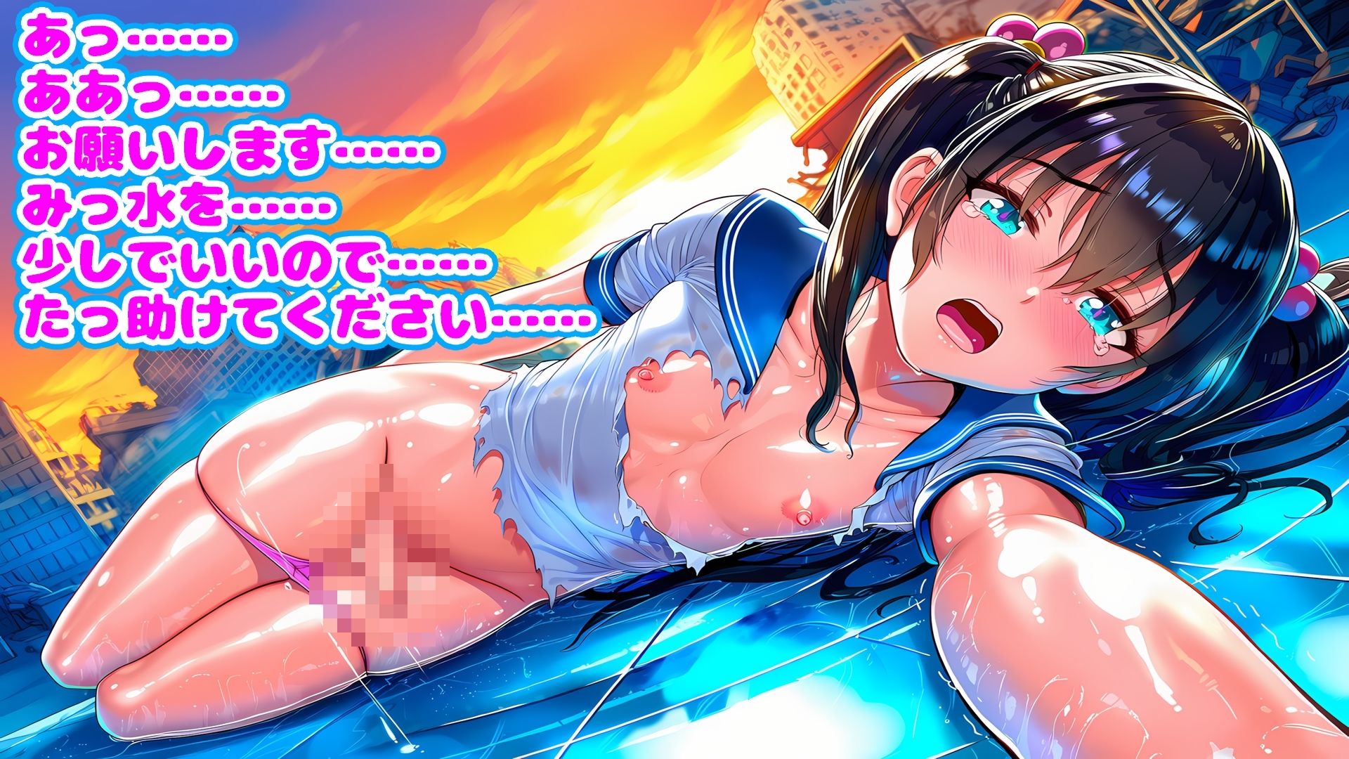 終末世界の男の娘生存者75人〜奪われ捕まっても生き残れ〜 - サンプル画像 1