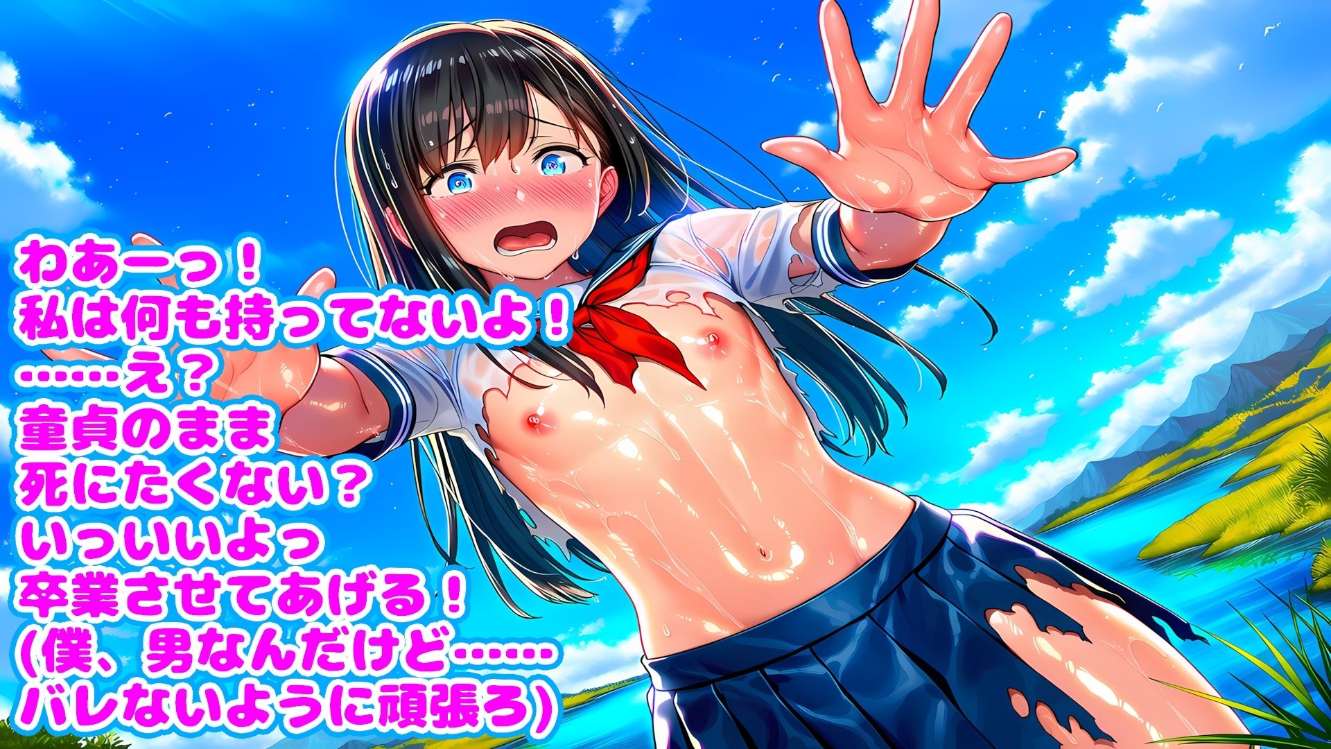 終末世界の男の娘生存者75人〜奪われ捕まっても生き残れ〜 - サンプル画像 4