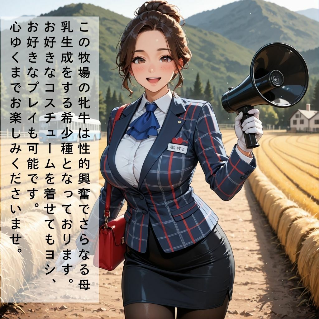 爆乳牝牛の種付けツアー - サンプル画像 1