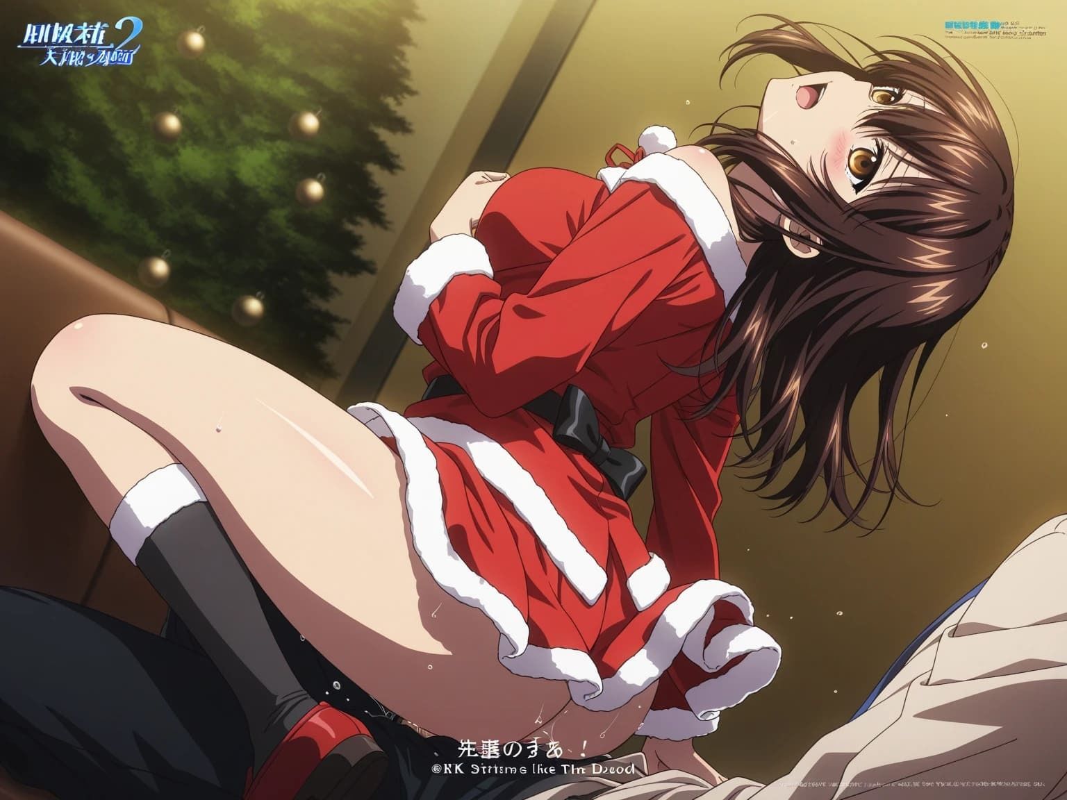 学園グラビアお姉さん■サンタかわいい - サンプル画像 1