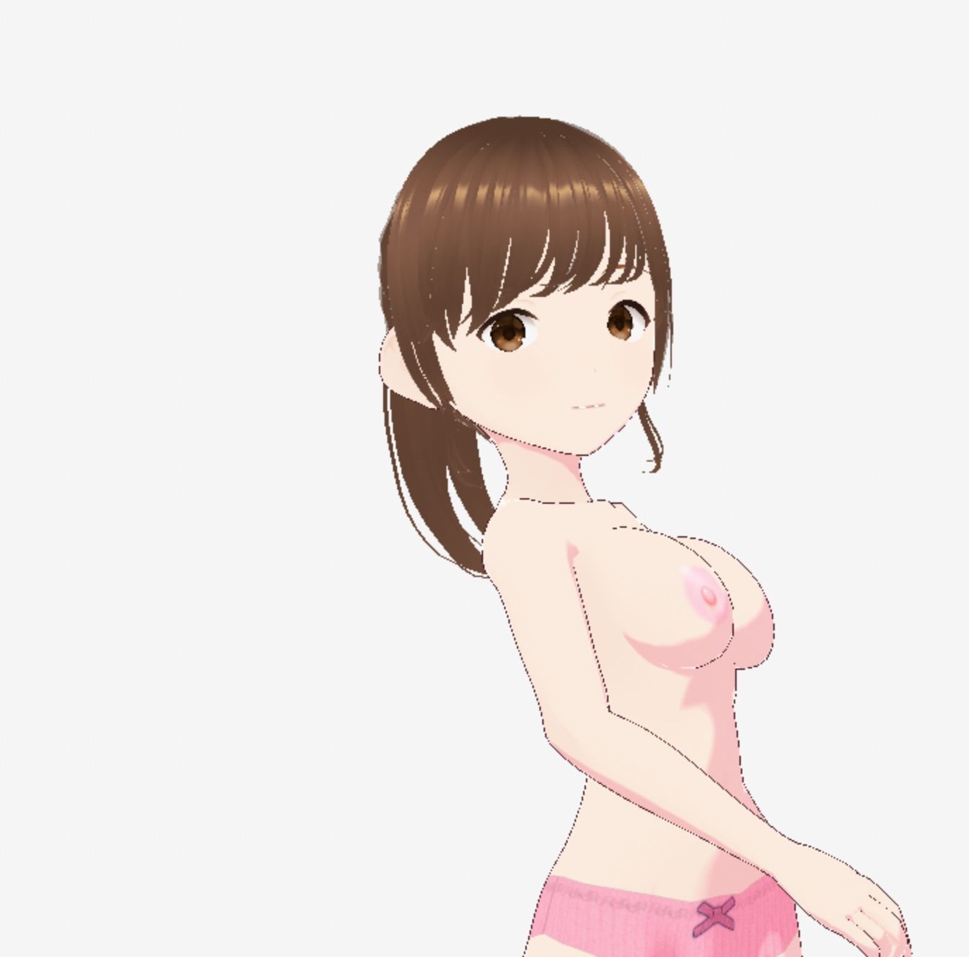 赤いドレスの巨乳のお姉さん（セリフなし  3DCGモデル  イラスト集） - サンプル画像 7