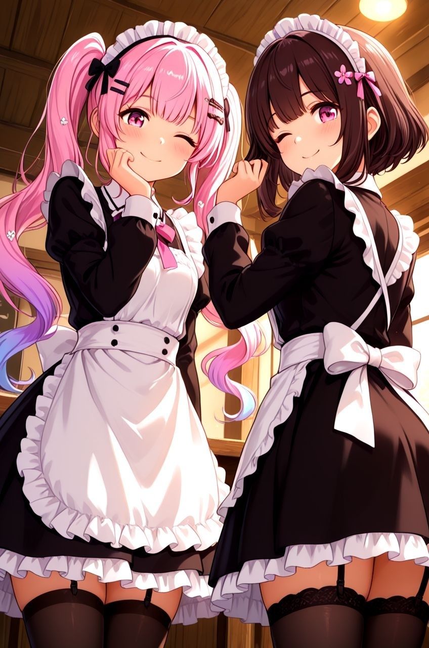 変態なご主人様が経営するメイド喫茶に雇われたご奉仕メイド達のえっちな日常 - サンプル画像 1