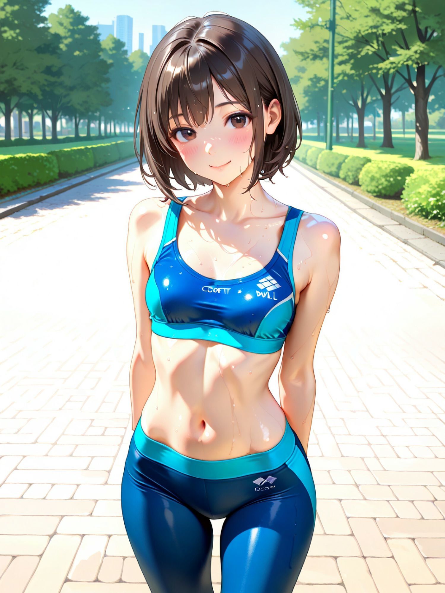 スポブラの女の子 - サンプル画像 1