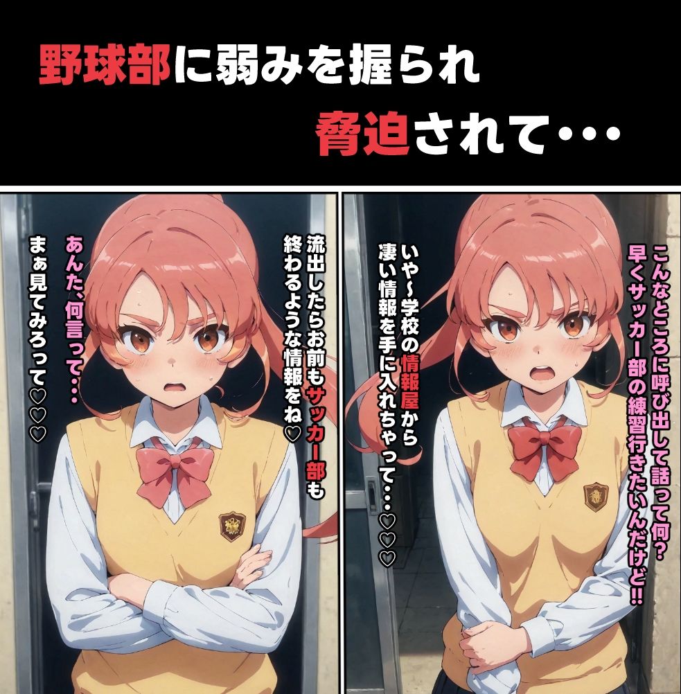 学園のアイドルは野球部の肉〇器 - サンプル画像 1
