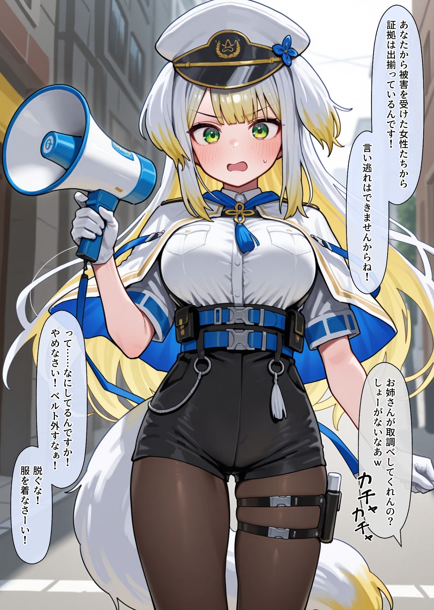 発情期の犬のおまわりさんが堕とされる - サンプル画像 2