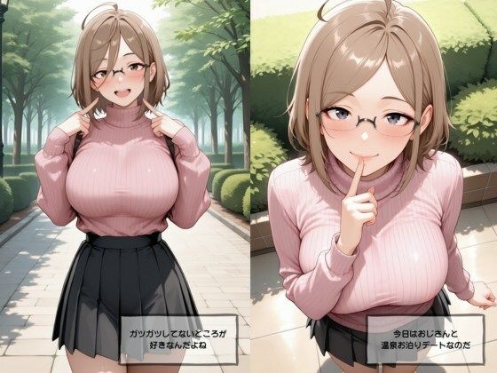 パパ活OLが温泉お泊りデートで欲情爆発してしまった件 はじめからスイッチビンビン！だかしかし… - サンプル画像 1