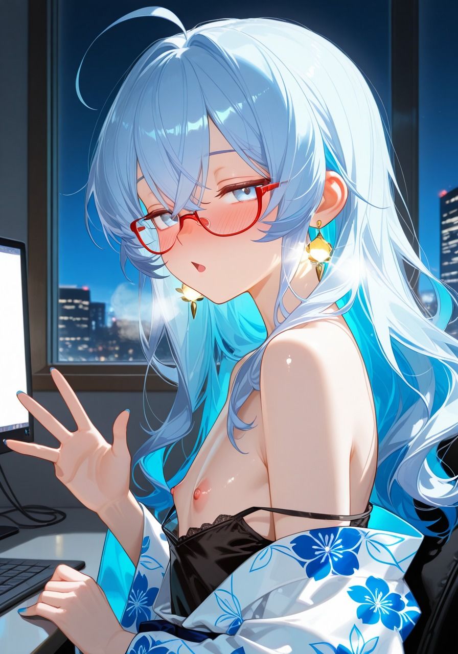 作品名:OL男の娘ちゃんとの深夜の残業ふたりえっち！ - サンプル画像 3