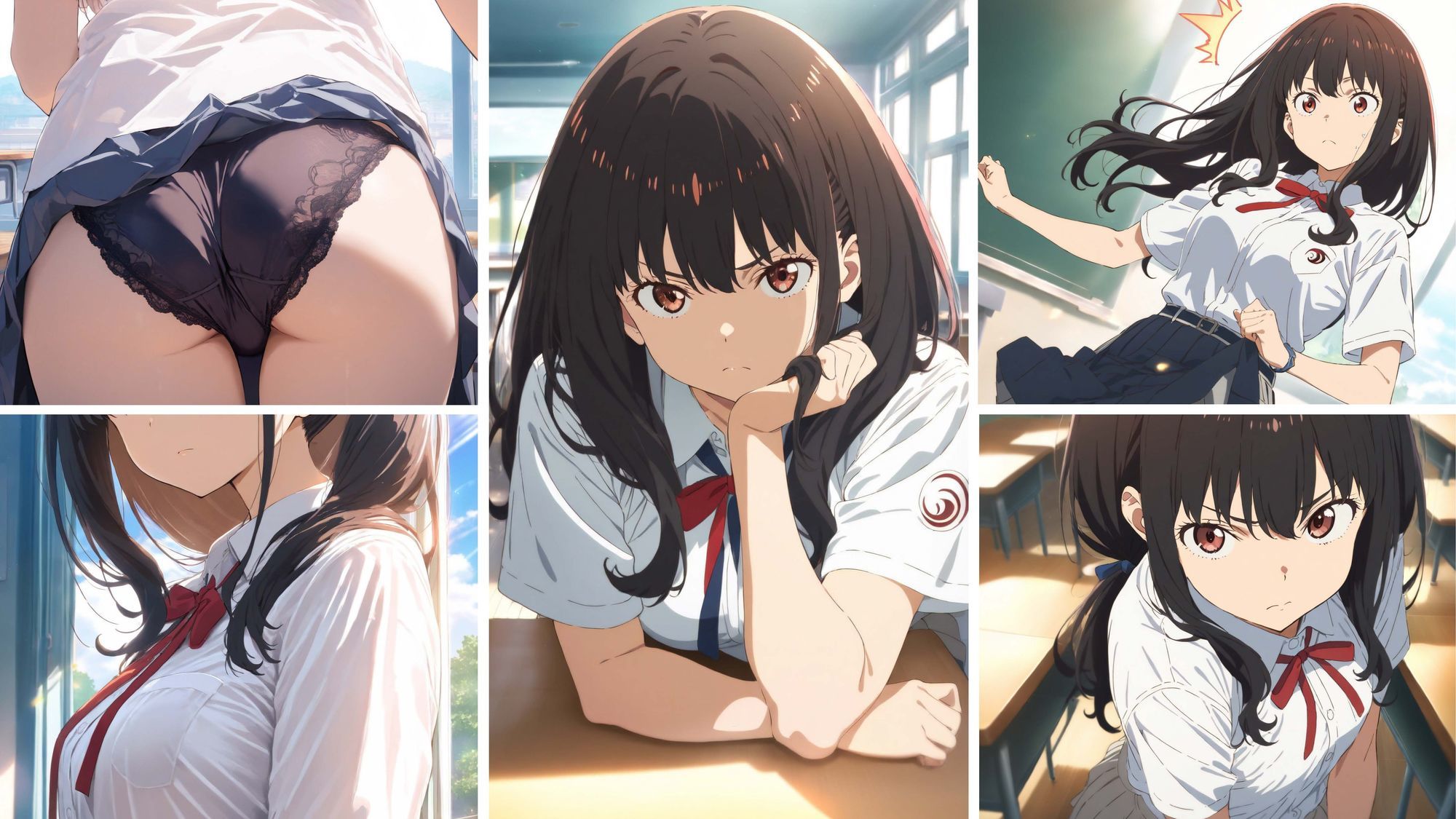 ドスケベ催●セックス  リコリス・リ●イル  錦● 千束  井●上 たきな編 - サンプル画像 1