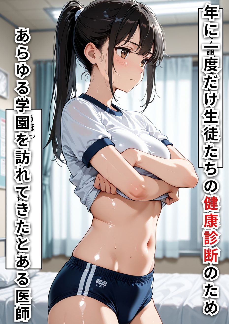 でかぱい生徒とヤリ放題！ー変態医師の妊娠確定種付け診察ー - サンプル画像 1