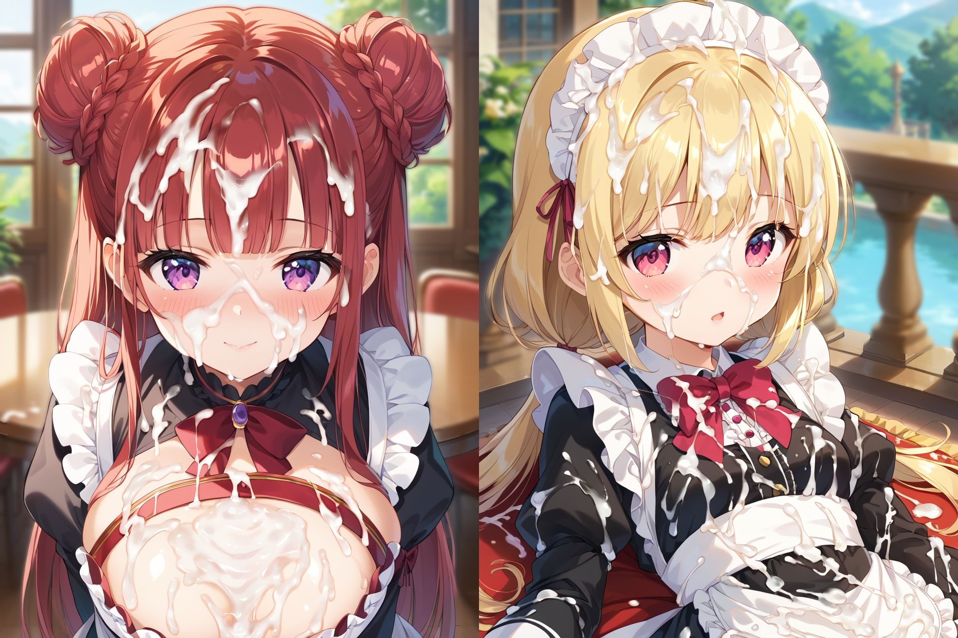 メイドさんぶっかけCG集 - サンプル画像 5