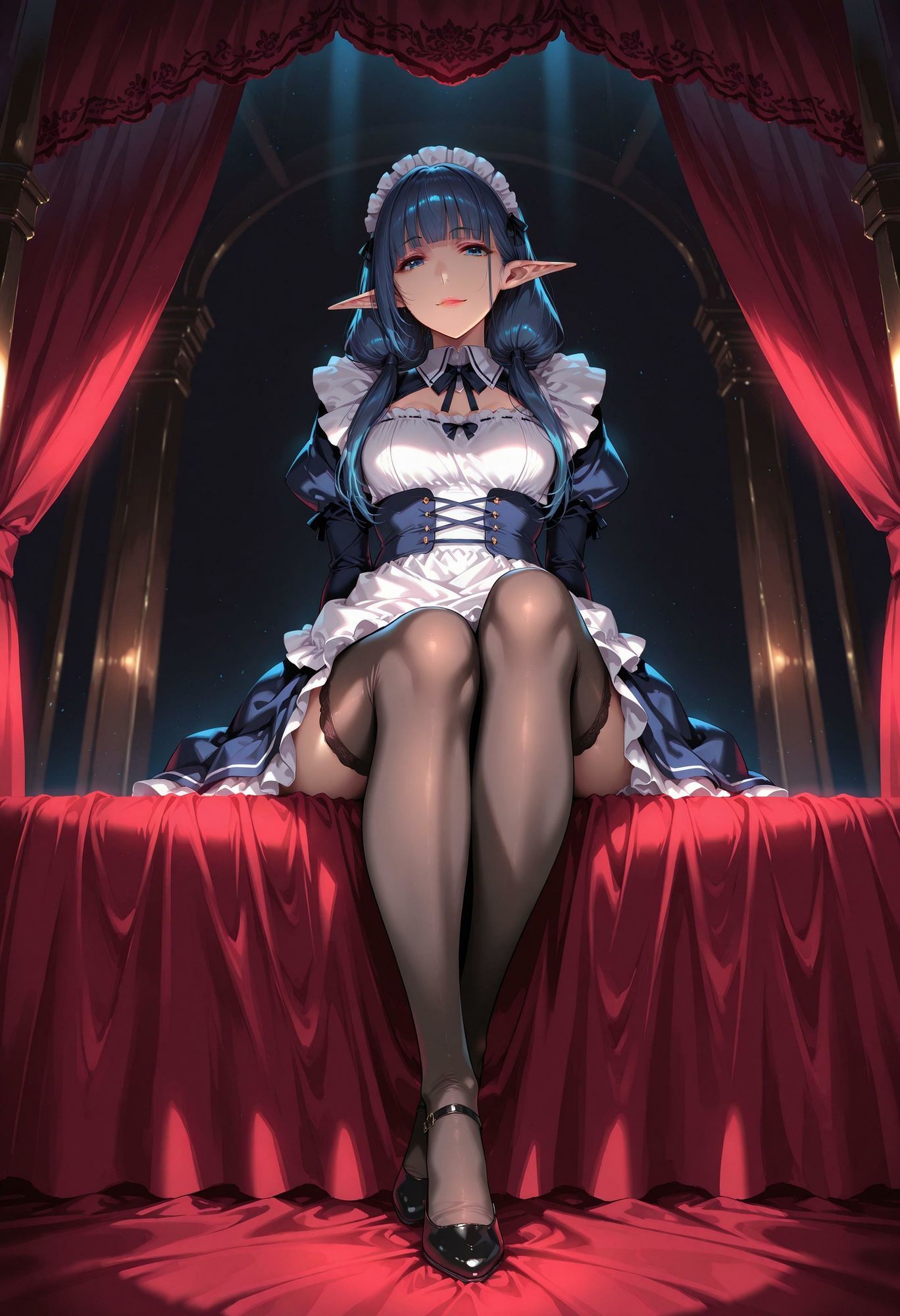 エルフのメイドさん熱烈ご奉仕8 - サンプル画像 1