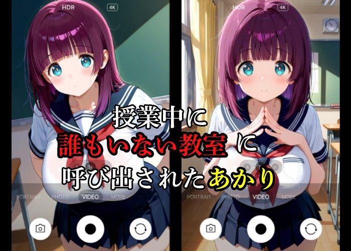 催〇アプリで爆乳 生徒を抱く変態教師（紫藤 あかり編） - サンプル画像 4