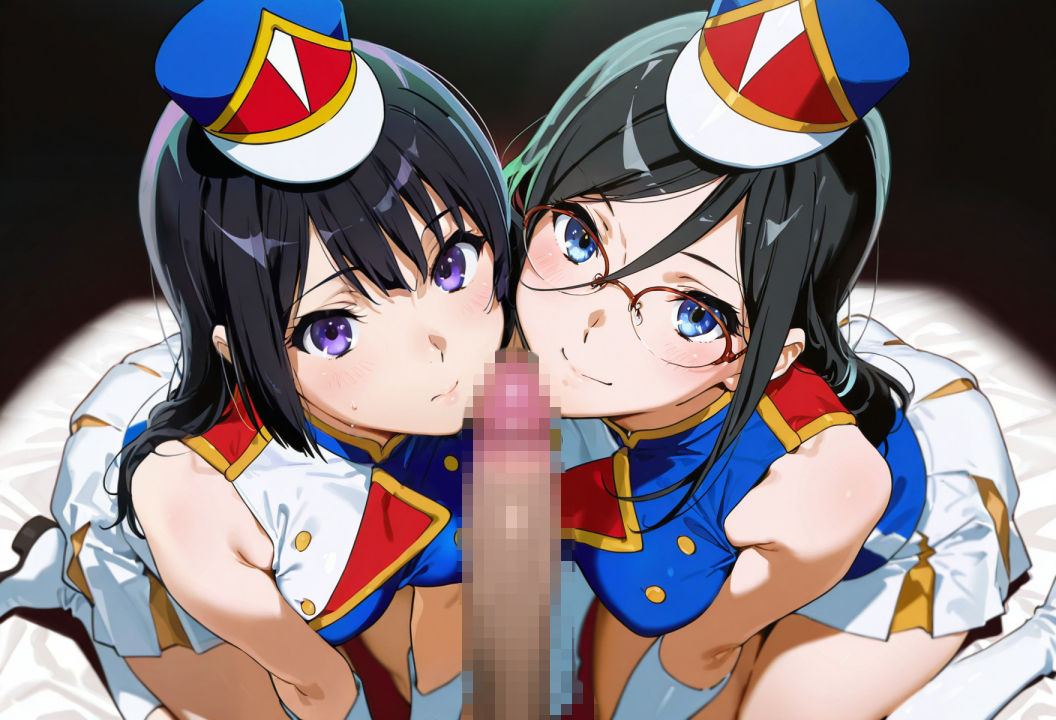 ヒロインえっち -高坂〇奈・田中あ〇か- - サンプル画像 9