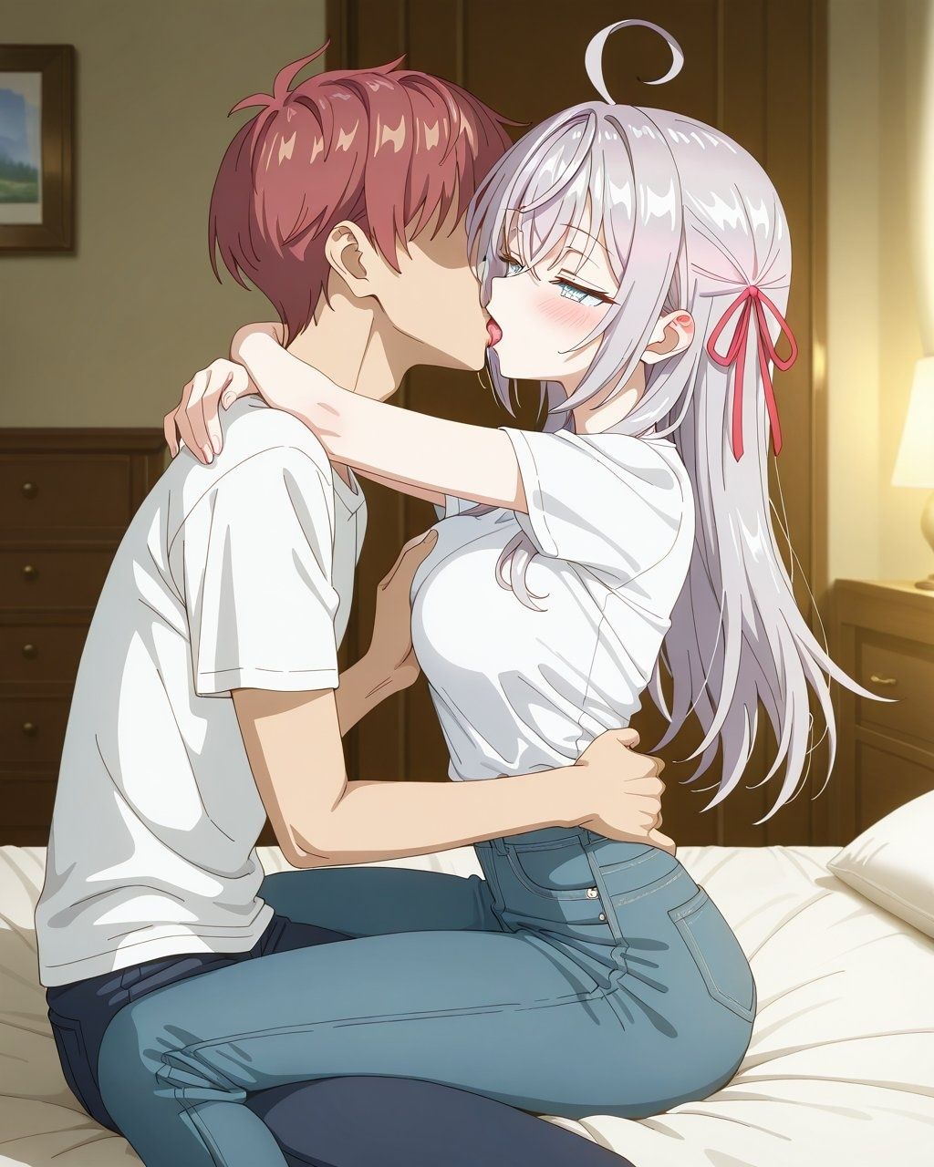 夫で満足できない私は（アリサ・ミハエルロヴナ・九条） - サンプル画像 1